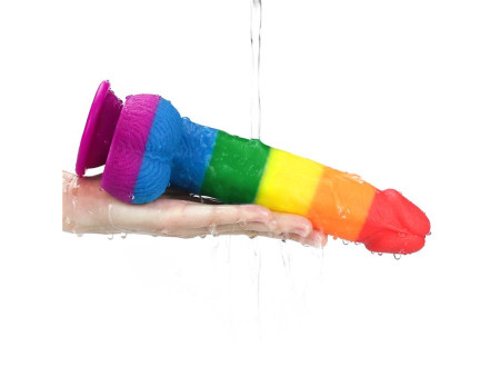 Dildo Prider 9 Silicona Liquida LGBT