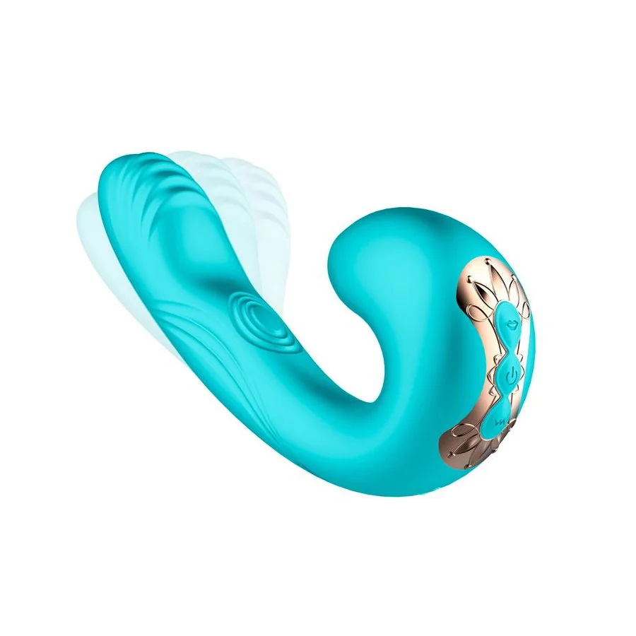 Hydra Vibrador con Pulsacion y Lengua Estimuladora de Clitoris 3 Motores USB