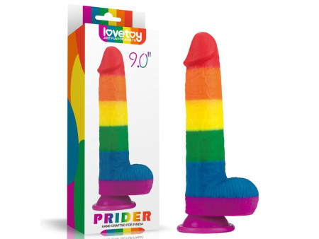 Dildo Prider 9 Silicona Liquida LGBT