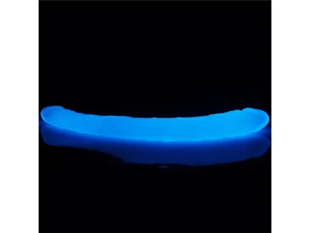 Dildo Doble Lumino 145 Luz Azul