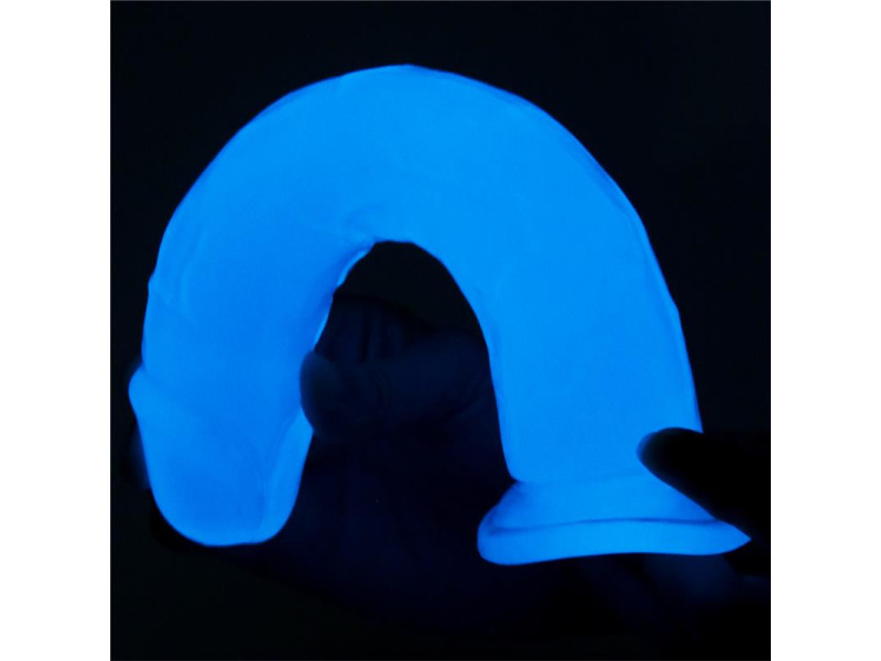 Dildo Lumino 8 Luz Azul