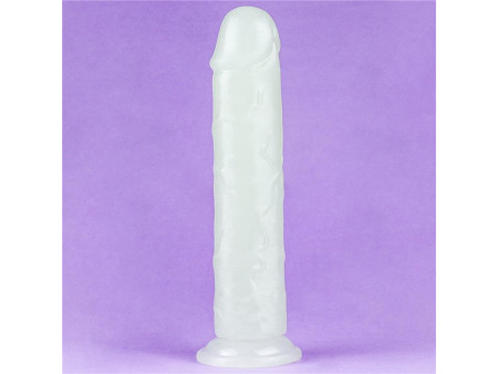 Dildo Lumino 8 Luz Azul