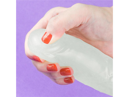 Dildo Lumino 8 Luz Azul