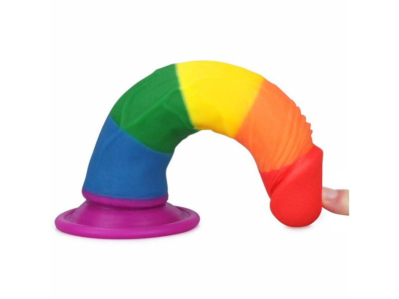 Dildo Prider 7 Silicona Liquida LGBT