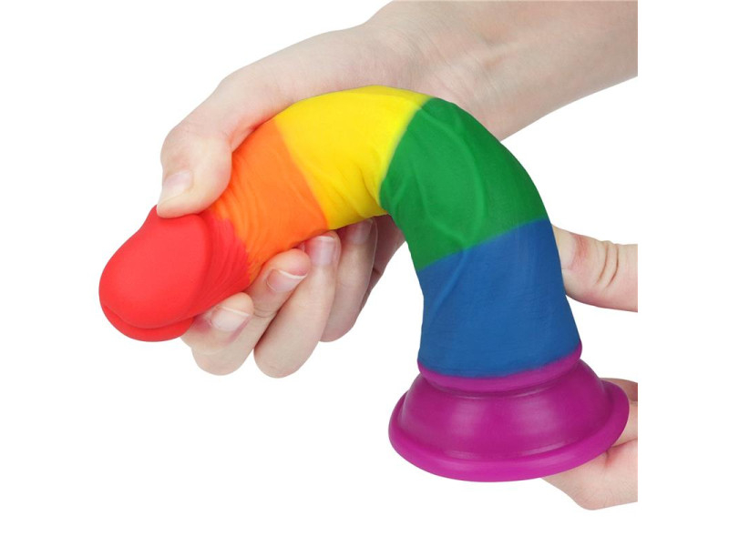 Dildo Prider 7 Silicona Liquida LGBT