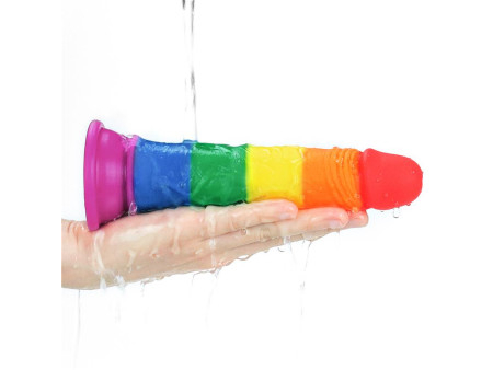 Dildo Prider 7 Silicona Liquida LGBT