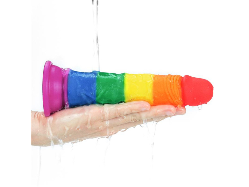 Dildo Prider 7 Silicona Liquida LGBT