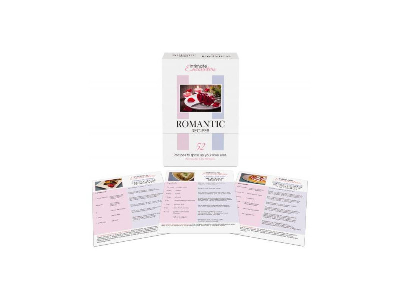 Kit de Parejas Intimate Encounters Romantic Recipes EN ES