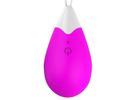 Huevo Vibrador Control Remoto USB Silicona Purpura