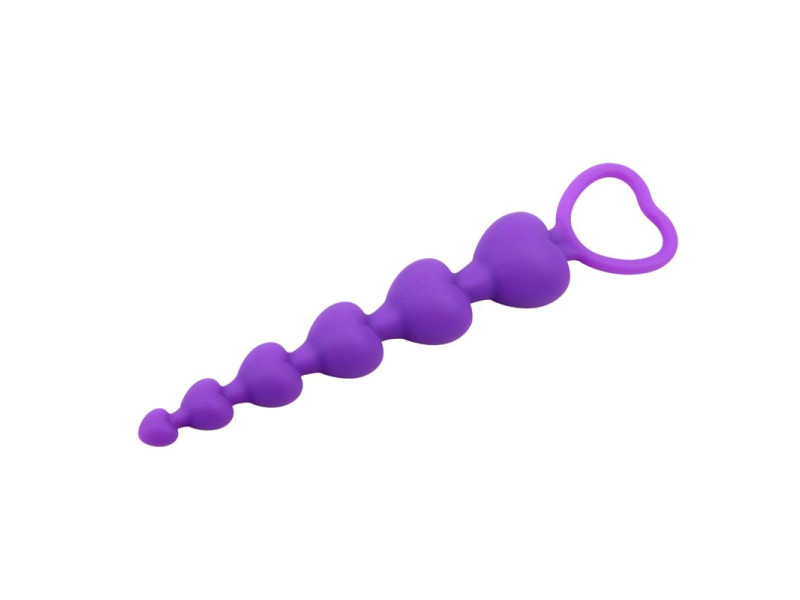Cadena Anal Heart Booty Beads