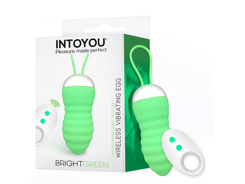 Brightgreen Huevo Vibrador Control Remoto USB Silicona Brightgreen Huevo Vibrador Control Remoto USB Silicona