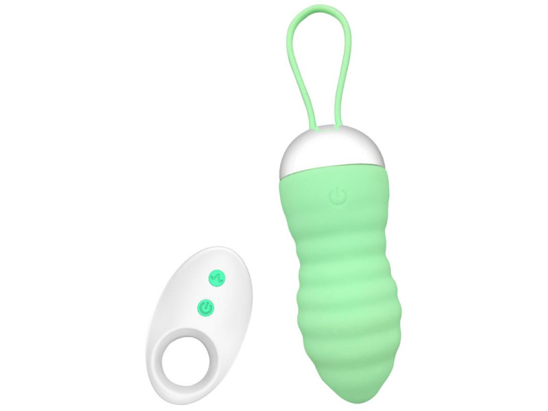 Brightgreen Huevo Vibrador Control Remoto USB Silicona