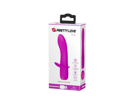 Vibrador Troy USB Silicone Purpura
