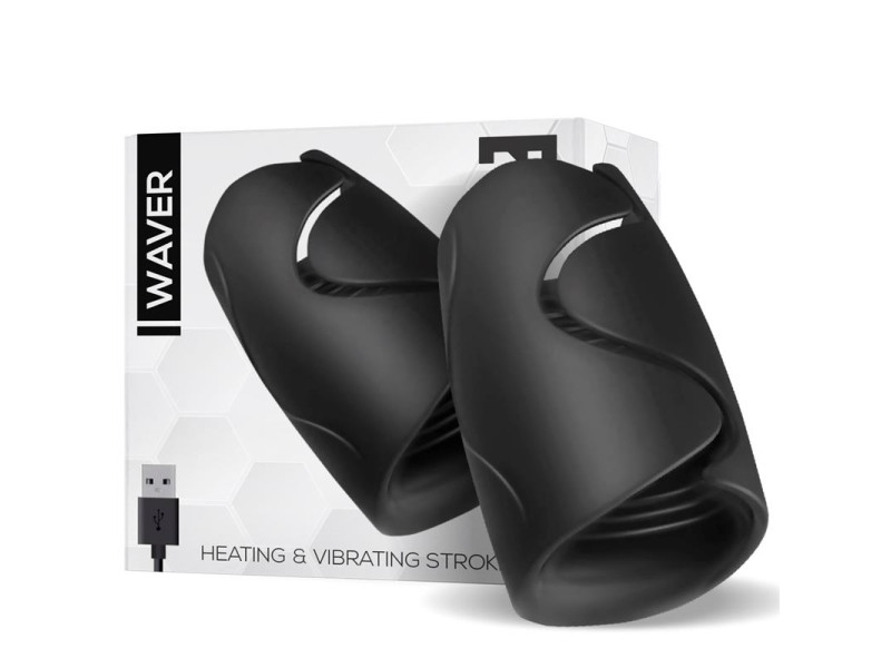 Waver Masturbador Masculino Funcion Calor y Vibracion Flexible USB Silicona