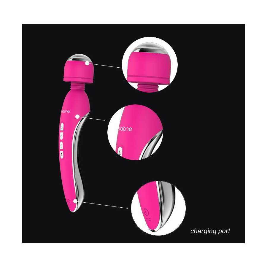 Masajeador y Vibrador Electro Fuchsia