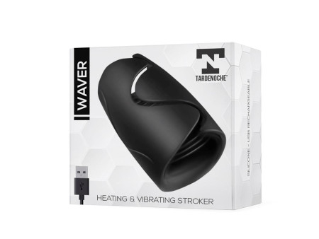 Waver Masturbador Masculino Funcion Calor y Vibracion Flexible USB Silicona