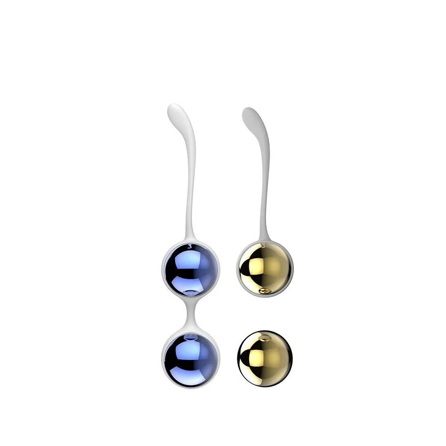 Bolas Vaginales Yani Dorado y Azul