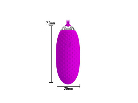 Huevo Vibrador Joanna USB Purpura Huevo Vibrador Joanna USB Purpura