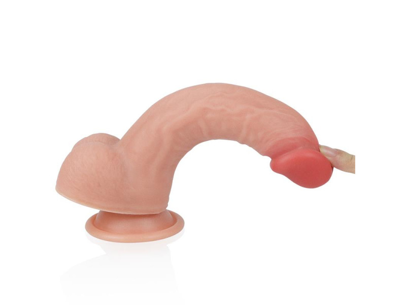Dildo Nature 8 Silicona Liquida Natural