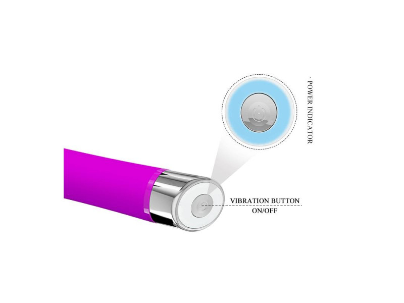 Vibrador Randolph Silicona Purpura