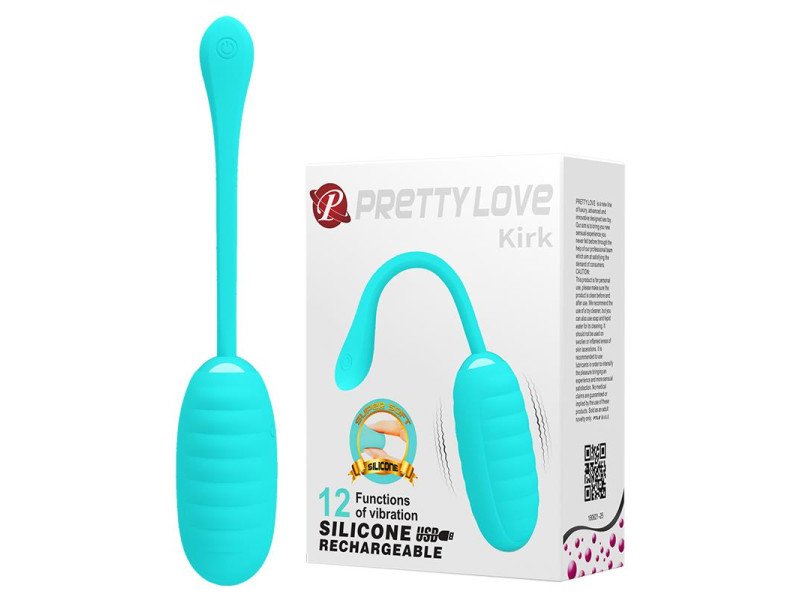 Huevo Vibrador Kirk Silicona USB Huevo Vibrador Kirk Silicona USB