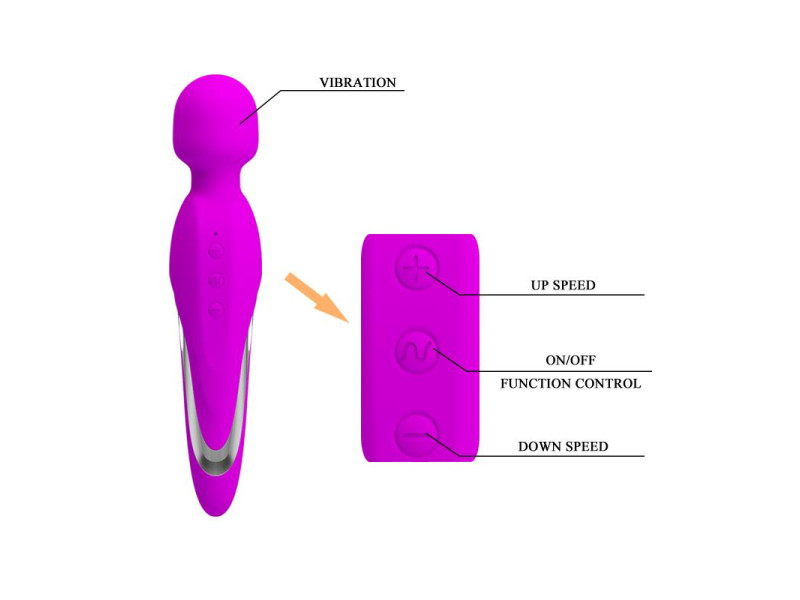 Vibrador Mortimer USB Purpura