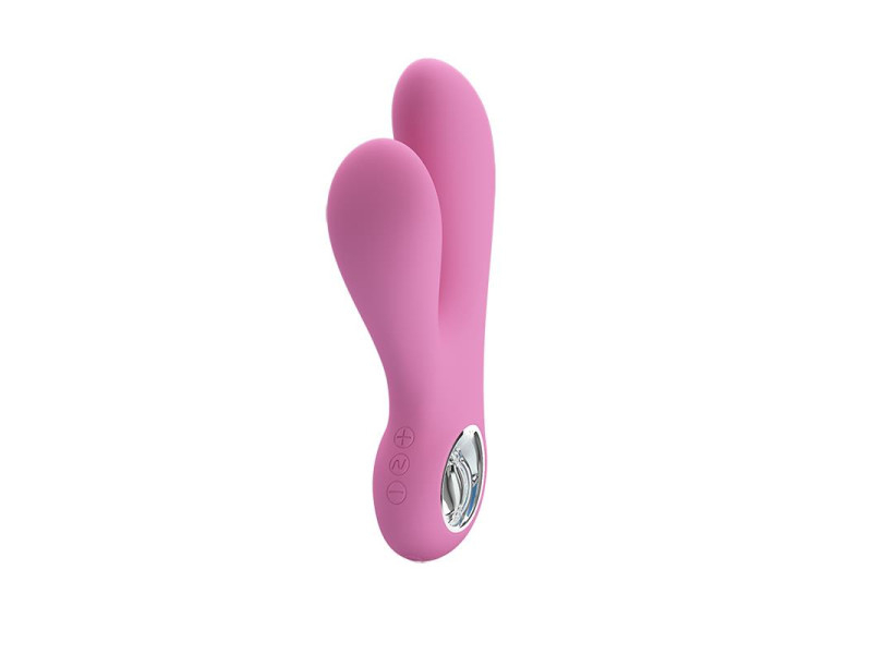 Vibrador Canrol USB Silicona Rosa Suave