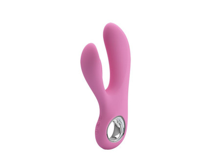 Vibrador Canrol USB Silicona Rosa Suave