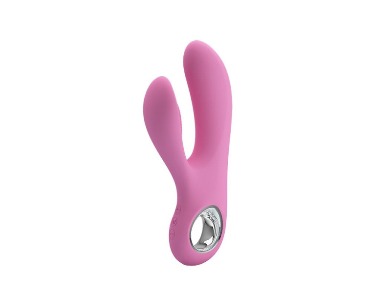 Vibrador Canrol USB Silicona Rosa Suave
