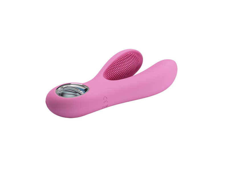 Vibrador Canrol USB Silicona Rosa Suave