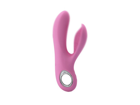 Vibrador Canrol USB Silicona Rosa Suave