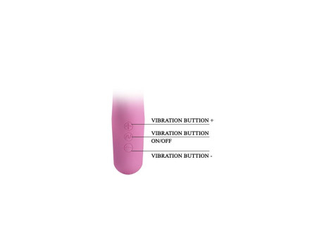 Vibrador Canrol USB Silicona Rosa Suave