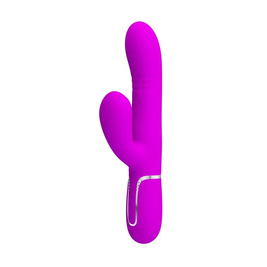 Mariana Vibrador 4en1 Silicona Fucsia Mariana Vibrador 4en1 Silicona Fucsia