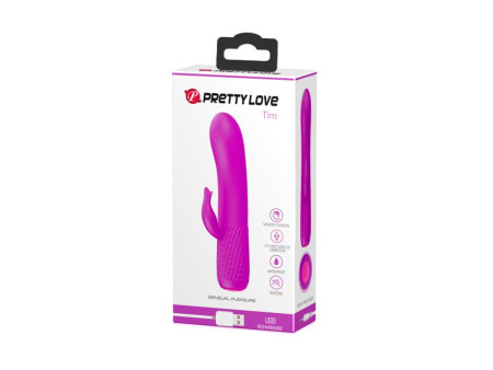 Vibrador Tim USB Silicona Purpura