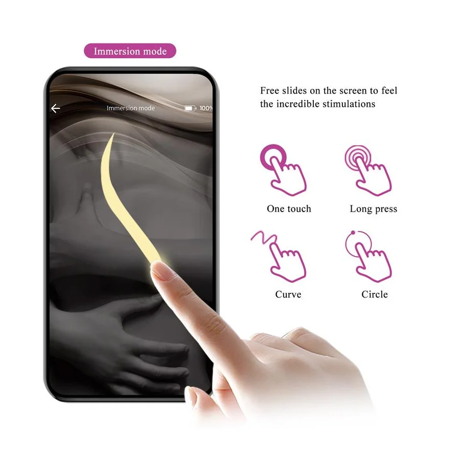 Liam Vibrador Punto G Silicona con APP Morado