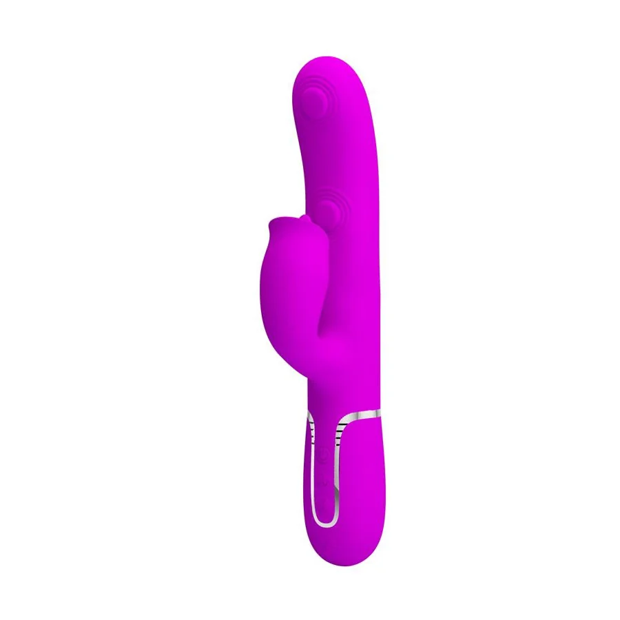 Gigi Vibrador con Licking y Thumping Fucsia