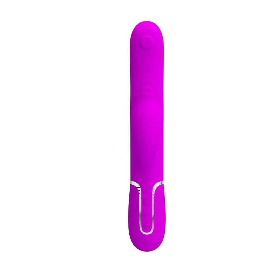 Gigi Vibrador con Licking y Thumping Fucsia