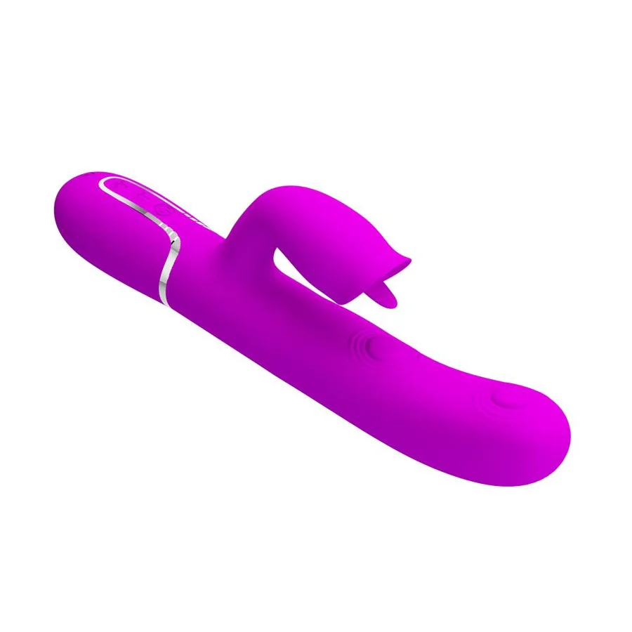 Gigi Vibrador con Licking y Thumping Fucsia