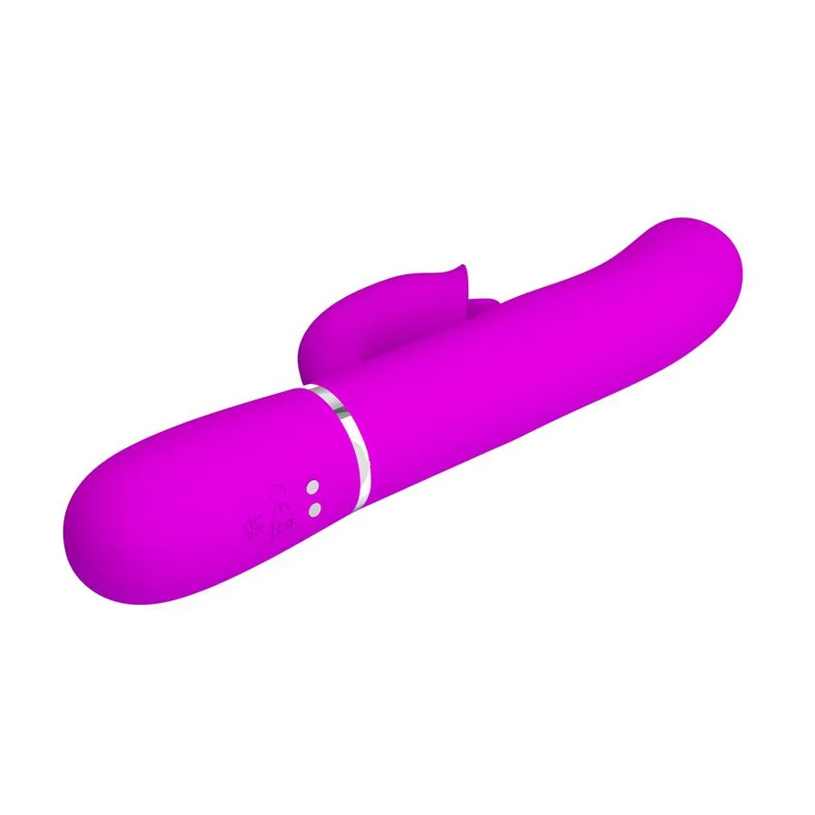 Gigi Vibrador con Licking y Thumping Fucsia