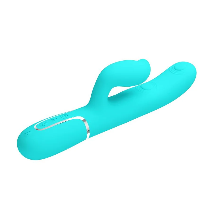 Gigi Vibrador con Licking y Thumping Turquesa