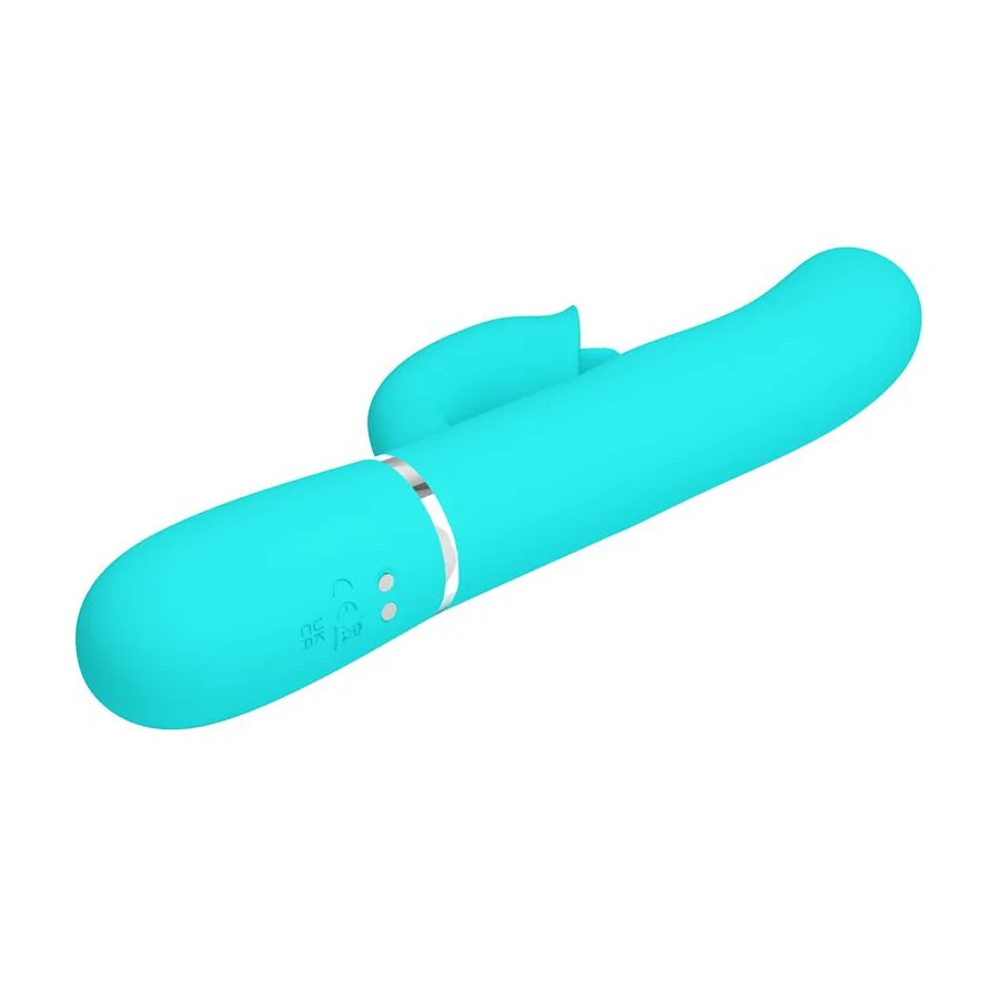 Gigi Vibrador con Licking y Thumping Turquesa