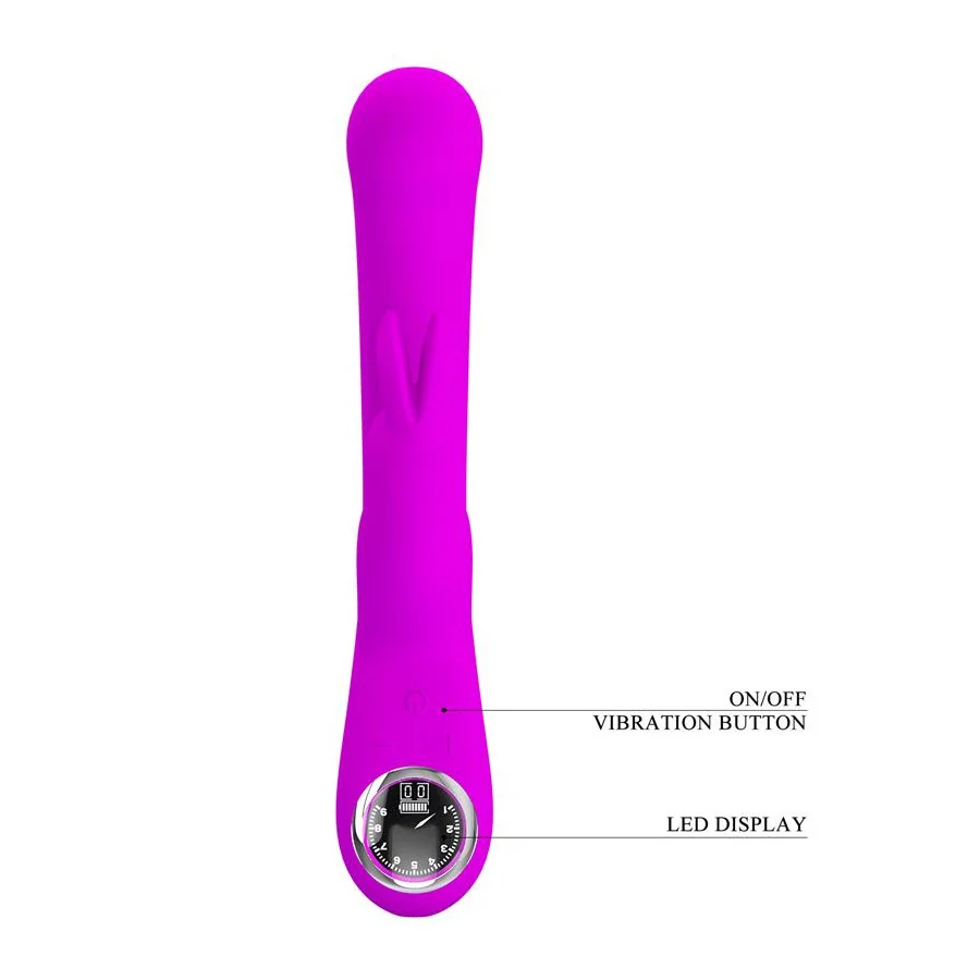 Skylar Conejito Vibrador y Thumping Fucsia