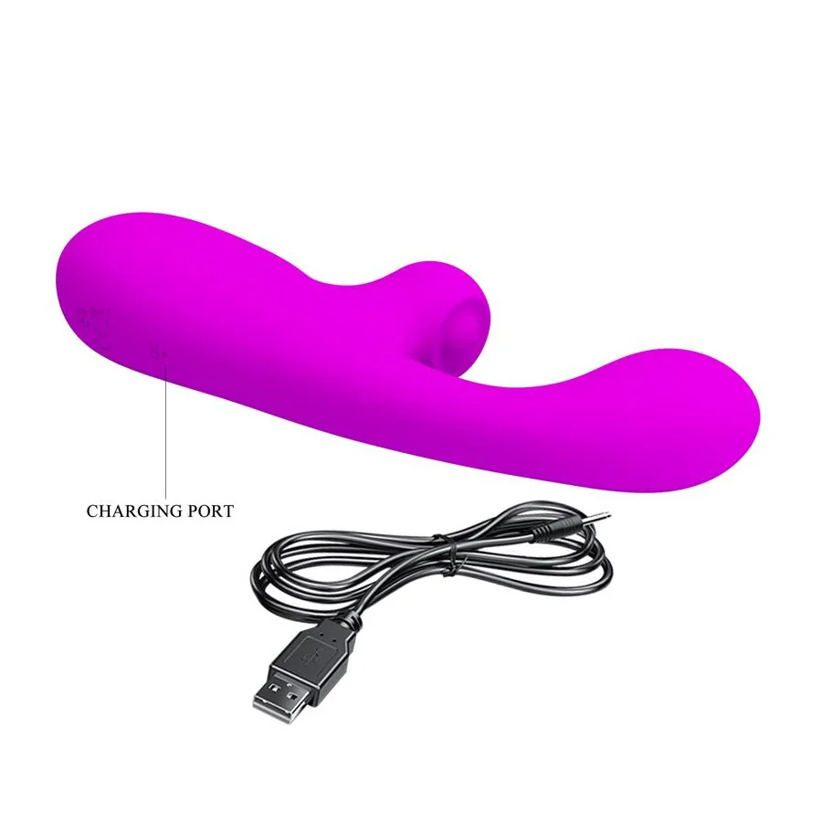 Skylar Conejito Vibrador y Thumping Fucsia