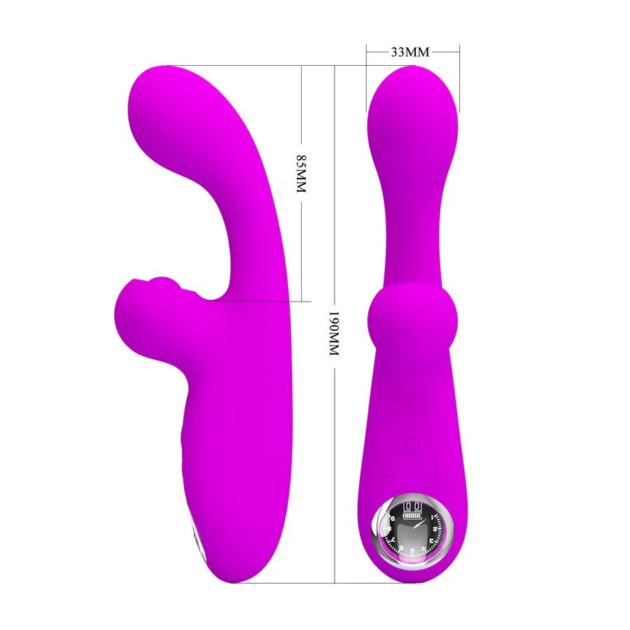 Skylar Conejito Vibrador y Thumping Fucsia
