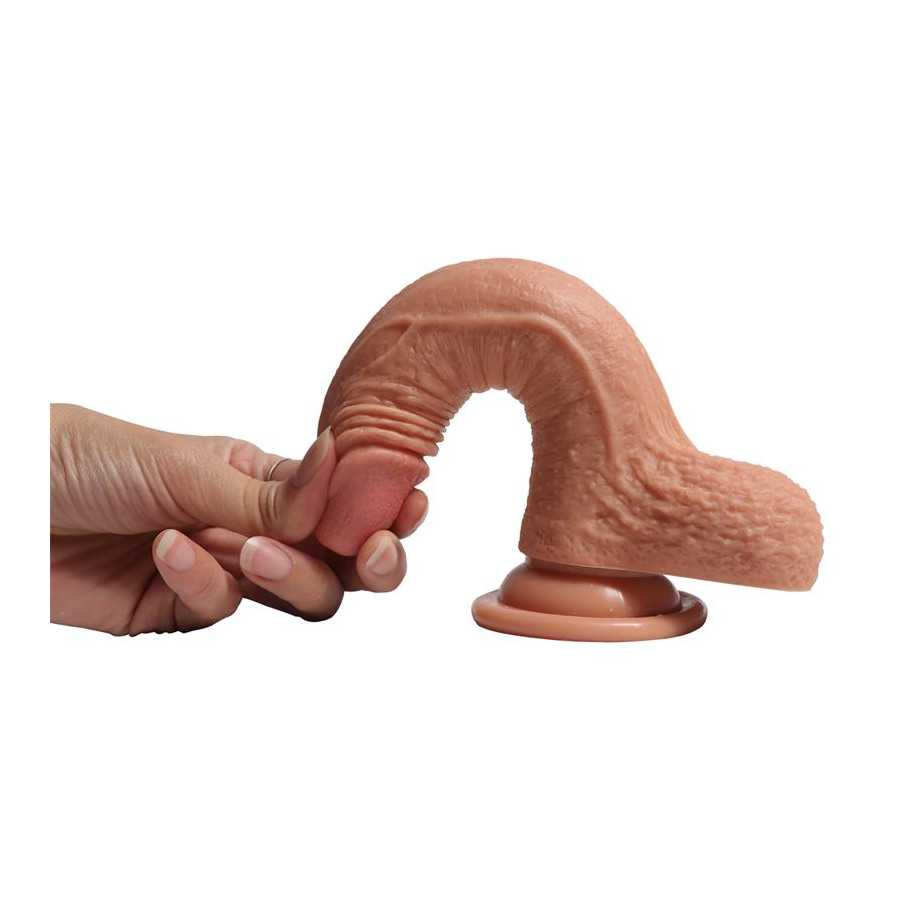 Dildo Silicona Doble Densidad Castiel 19 cm