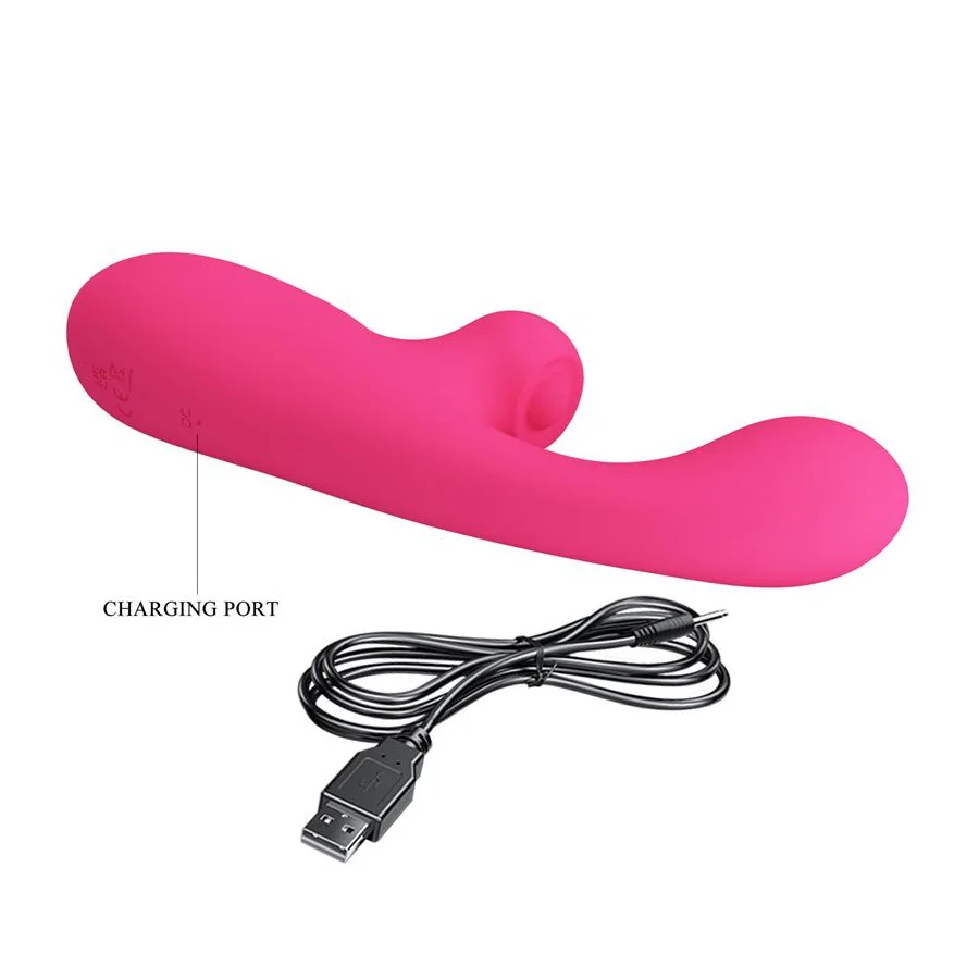 Skylar Conejito Vibrador y Thumping Rosa