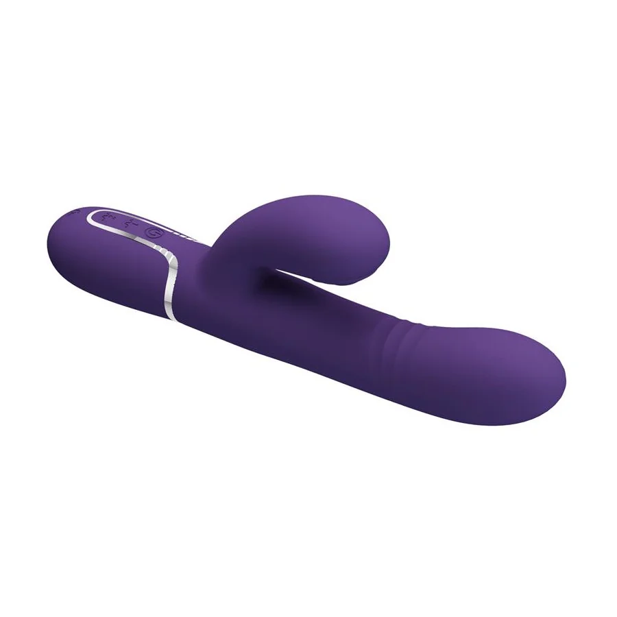 Mariana Vibrador 4 en 1 Silicona Morado