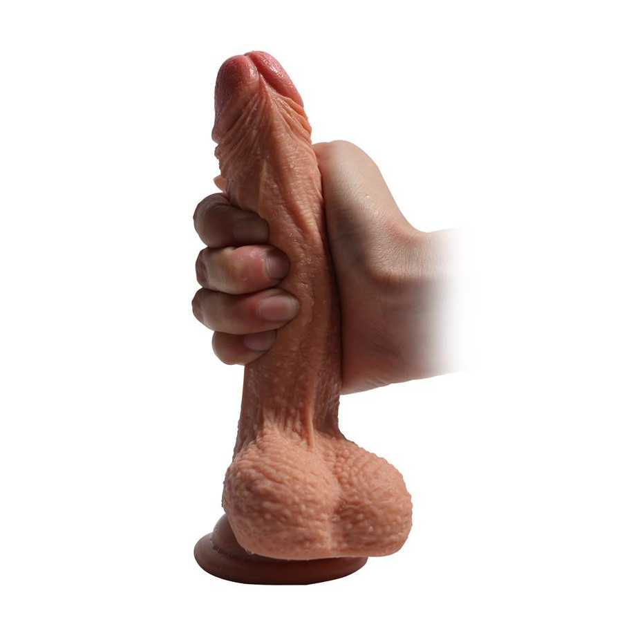 Dildo Silicona Doble Densidad Crowley 18 cm