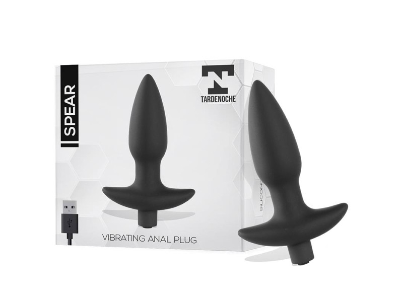 Spear Plug Anal con Vibracion USB Silicona Spear Plug Anal con Vibracion USB Silicona