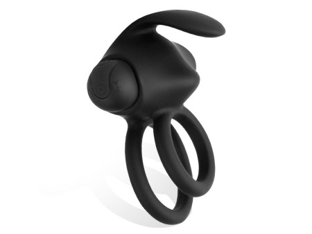 Reerin Anillo Vibrador USB Dual Control Remoto USB Silicona